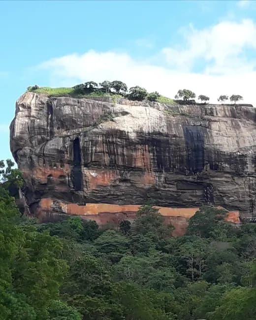 The rock fortress at Sigiriya